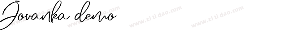 Jovanka demo字体转换